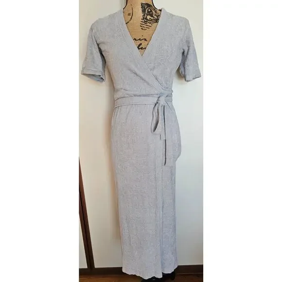 Barefoot Dreams Cozy Chic Ultra Lite Wrap Dress, Tie Belt, Soft and Cozy, Sz XS - Picture 5 of 6